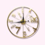 metal wall clock