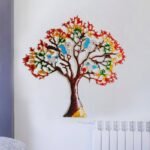 metal wall tree