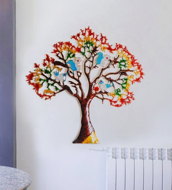 metal wall tree