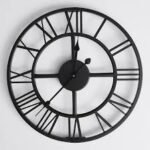 metal wall clock